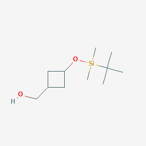 [3-[tert-butyl(dimethyl)silyl]oxycyclobutyl]methanol CAS 959749-93-0