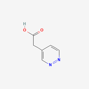 2-pyridazin-4-ylacetic acid CAS 98197-79-6
