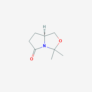 (7aS)-3,3-dimethyl-1,6,7,7a-tetrahydropyrrolo[1,2-c][1,3]oxazol-5-one CAS 99208-71-6