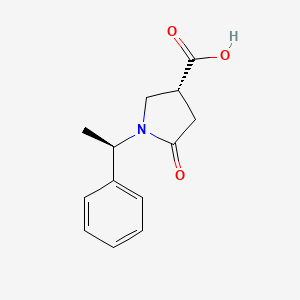 (3R)-5-oxo-1-[(1R)-1-phenylethyl]pyrrolidine-3-carboxylic acid CAS 99735-43-0