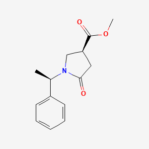methyl (3S)-5-oxo-1-[(1R)-1-phenylethyl]pyrrolidine-3-carboxylate CAS 99735-46-3